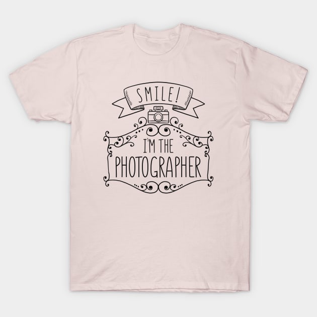 I’m The Photographer T-Shirt by LuckyFoxDesigns